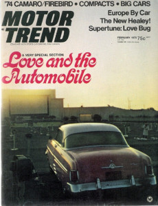 MOTOR TREND 1973 FEB - CAMARO, JENSEN-HEALEY, NASH